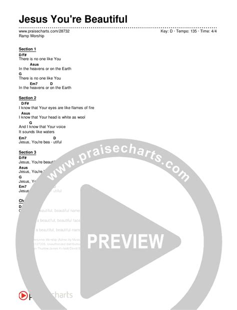 jesus you re beautiful chords|Jesus You're Beautiful Chords .